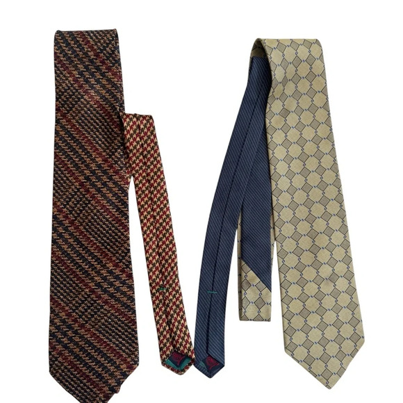 Tommy Hilfiger Ties 100% Silk Made in USA set of 2 - Picture 2 of 7